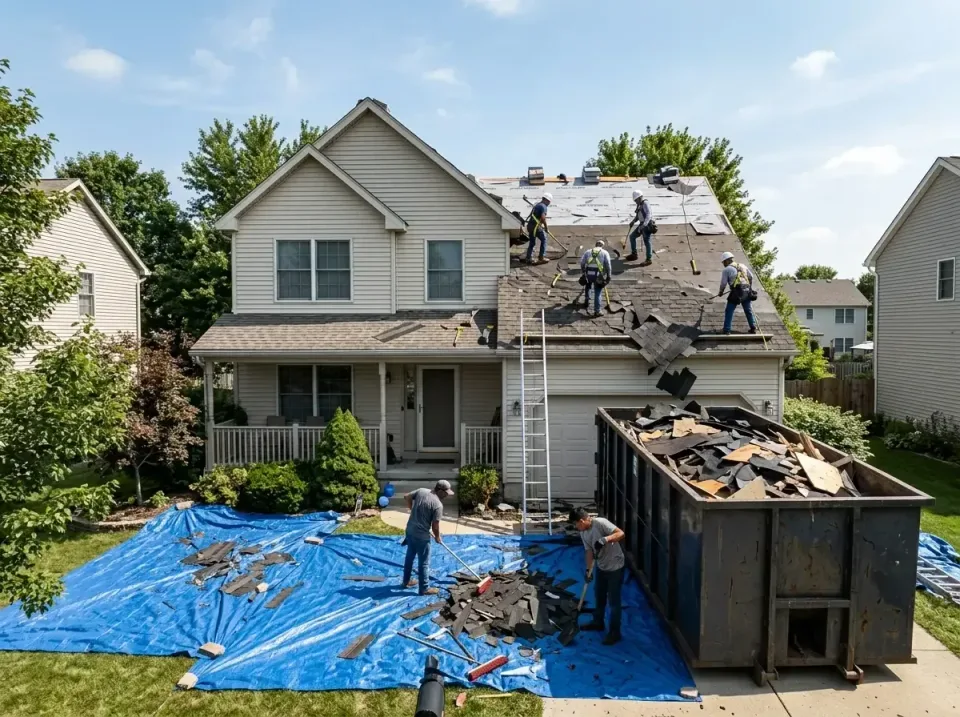 roof-replacement-debris-remova-004 — frequently asked questions, Cheapest Dumpster Rentals in Boonville, IN